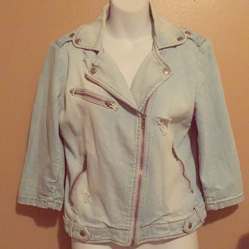 Zara Woman Premium Collection Aged Denim SOLD